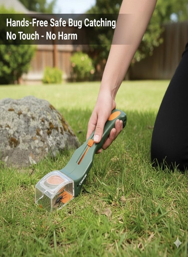 Alark أداة ألارك باج فيو لصيد الحشرات سريعة الفك مع عدسة مكبرة، أداة عرض الحشرات للأطفال والكبار، قفص حشرات متعدد الألوان مع عدسة مكبرة، لعبة خنافس لاستكشاف الطبيعة في الهواء الطلق - Image 4